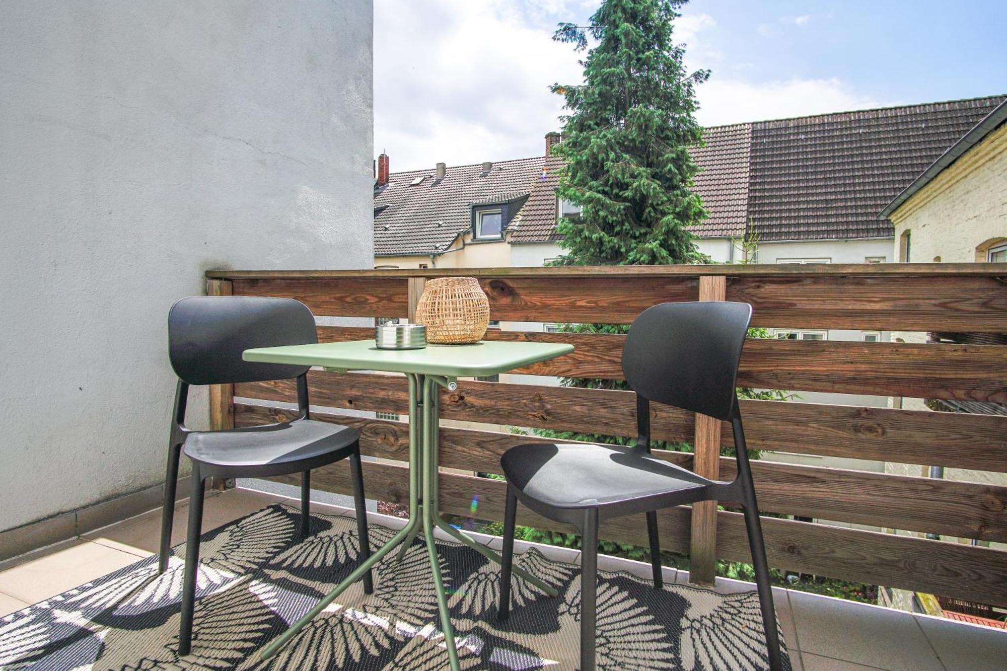 Homefy Balcony Apartment - Up To 4 People - Close To Fair - Free Parking Эссен Экстерьер фото